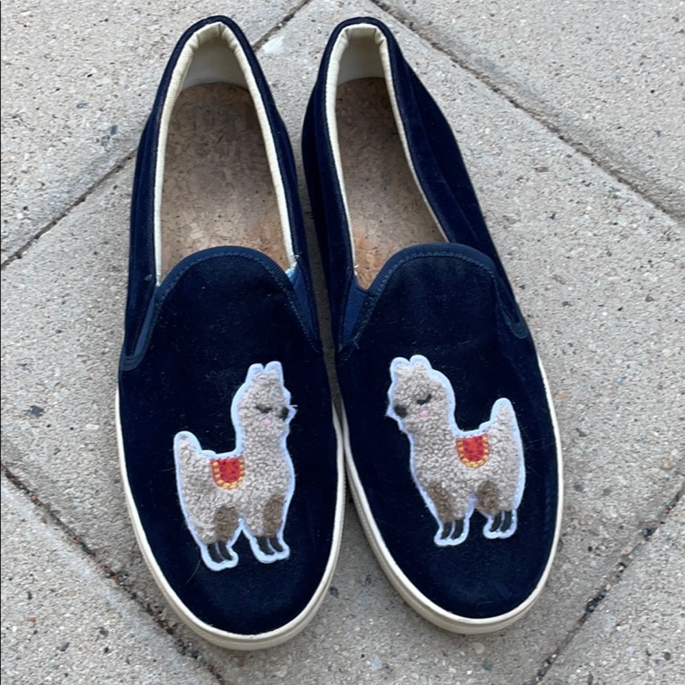 Soludos llama slip on shoes